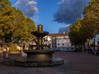 Markzplatz, bevor die Sonne geht